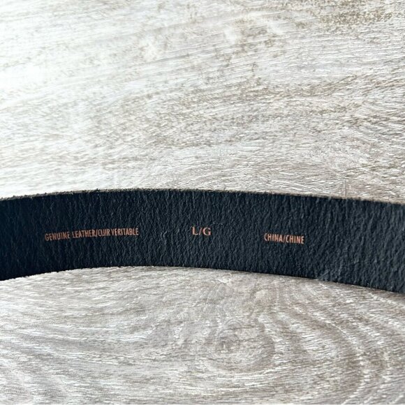 LEVI\'S Casual Black Genuine Embossed Leather Belt main image 9